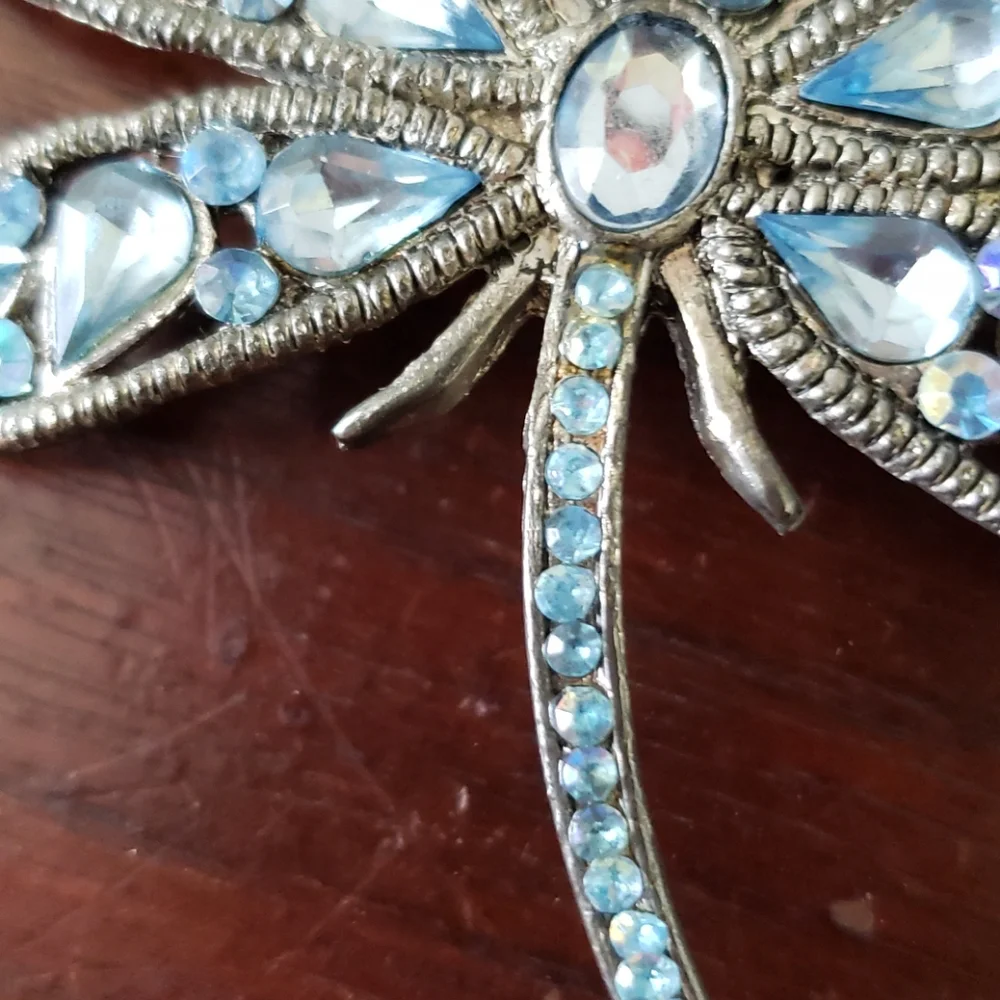 Light Blue Dragonfly Brooch